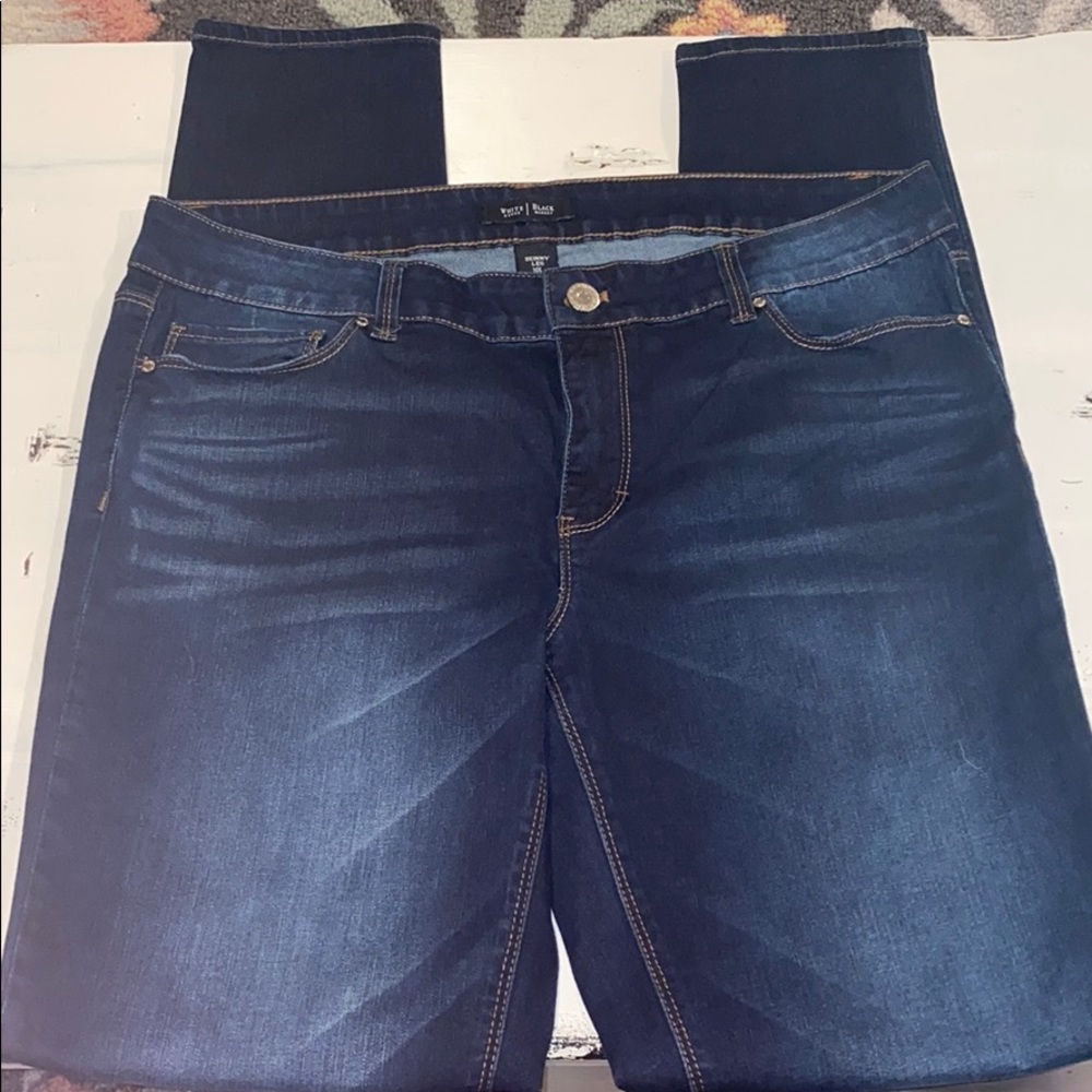 White House Black Market destructed skinny